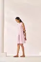 Sleeveless Box Pleat Dress Cameo Pink.2.webp