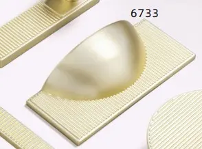 [6733-64] 6733-64 Copper Brushed Horizontal Grain Handle