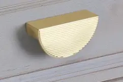 [6735-64] 6735-64 Copper Brushed Horizontal Grain Handle